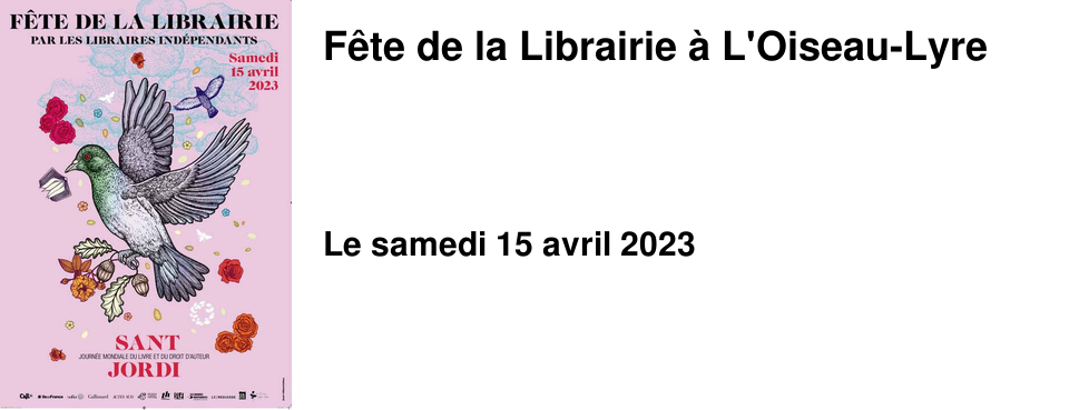 F�te de la Librairie � L'Oiseau-Lyre