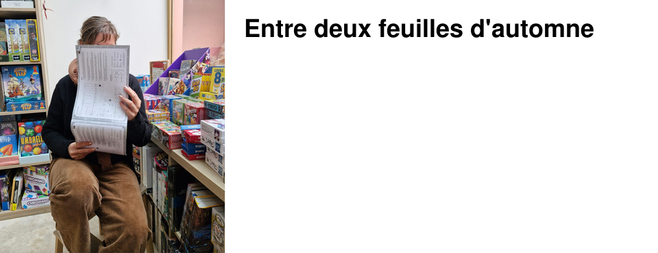 Entre deux feuilles d'automne